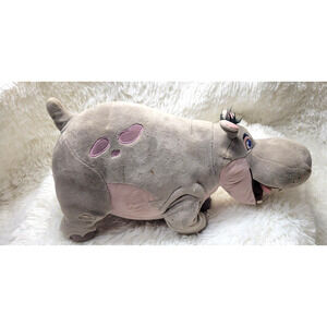 Disney Store Gray Beshte The Hippo The Lion King Guard 17" Stuffed Plush Animal